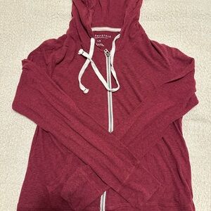 Aeropostale Women's Red Hoodie